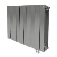 Биметаллический радиатор Royal Thermo Piano Forte 500 V Silver Satin 10 секций