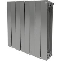 Биметаллический радиатор Royal Thermo Piano Forte 500 Silver Satin 8 секций