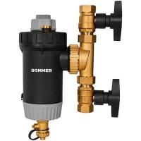 Сепаратор шлама магнитный поворотный с щетками ВР 3/4" Rommer