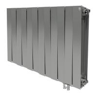 Биметаллический радиатор Royal Thermo Piano Forte 500 V Silver Satin 12 секций